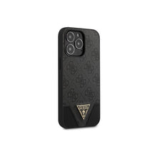 Carregar imagem no visualizador da galeria, Capa de Smartphone Guess PU Metal Logo Apple iPhone 13 Cinza