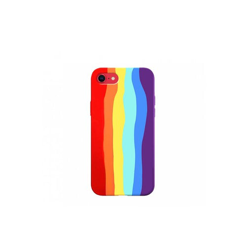 Capa de Smartphone Smart Talk Silicone Cover Apple iPhone Xr Arco-Íris