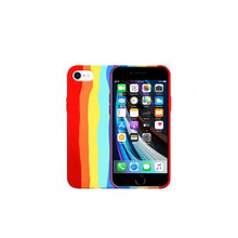 Carregar imagem no visualizador da galeria, Capa de Smartphone Smart Talk Silicone Cover Apple iPhone Xr Arco-Íris