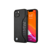 Carregar imagem no visualizador da galeria, Capa de Smartphone BMW Leather with Card Slot Apple iPhone 13 Preta