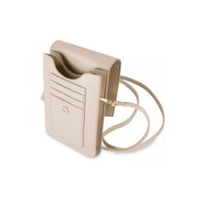 Carregar imagem no visualizador da galeria, Bolsa para Smartphone Guess HangOn Saffiano 7&quot; Dourada