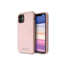 Carregar imagem no visualizador da galeria, Capa de Smartphone Guess Pele Apple iPhone 12/ Pro Rosa Dourada
