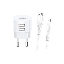 Carregar imagem no visualizador da galeria, Adaptador Usams Send-Tu Series U35 + lightning Branco