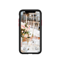 Carregar imagem no visualizador da galeria, Capa de Smartphone Mercury Peach Garden Bumper Apple iPhone 13 Pro Preta