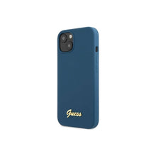 Carregar imagem no visualizador da galeria, Capa de Smartphone Guess Silicone Vintage Logo Apple iPhone 13 Azul