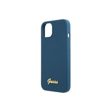 Carregar imagem no visualizador da galeria, Capa de Smartphone Guess Silicone Vintage Logo Apple iPhone 13 Azul