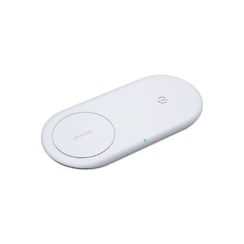 Carregador Joyroom A26 Dual Charging Pad Wireless 15W Branco