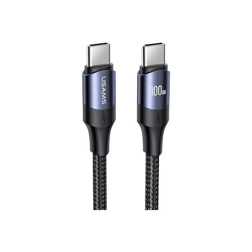 Cabo Usams US-SJ526 U71 Type-C 100W PD 3M Preto
