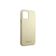 Carregar imagem no visualizador da galeria, Capa de Smartphone Guess Pele Apple iPhone 12/ Pro Dourada