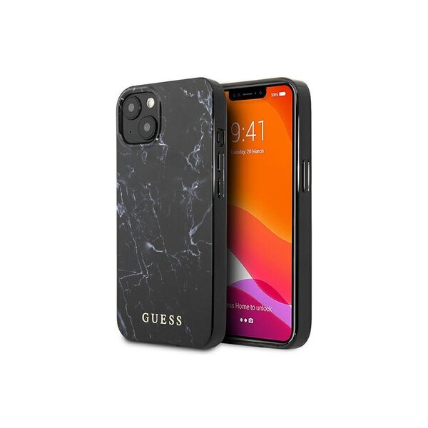 Capa de Smartphone Guess Mármore Apple iPhone 13 Preta