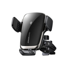 Carregar imagem no visualizador da galeria, Suporte de Carro para Smartphone Joyroom Automático ZS248 Ventilação Wireless 15W Preto