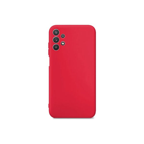 Capa de Smartphone Smart Talk Silicone Câmera Protect Samsung Galaxy A32 4G Vermelha