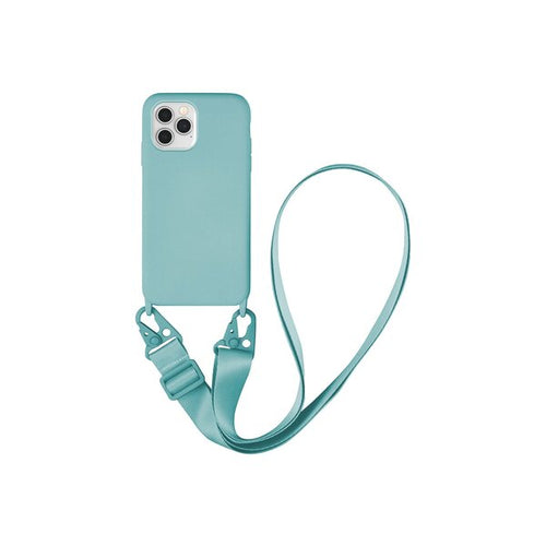 Capa de Smartphone Smart Talk HangOn Cristal Gradient Strap Apple iPhone 12/ 12 Pro Azul Turquesa