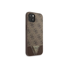 Carregar imagem no visualizador da galeria, Capa de Smartphone Guess PU Metal Logo Apple iPhone 13 Pro Castanha
