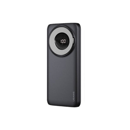 Power Bank Usams US-CD171 PB62 Wireless Carregamento Rápido 20W Wireless QC3.0 + PD 10.000 mAh Preto